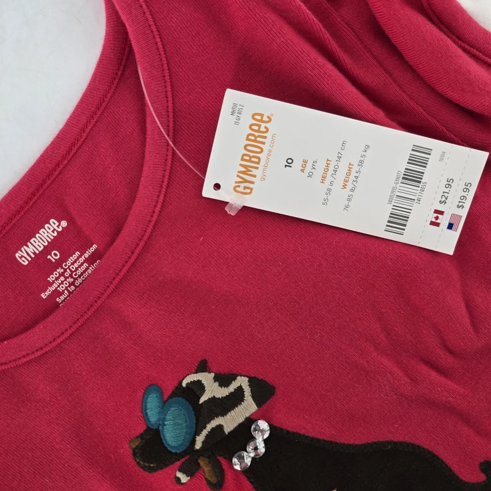 Gymboree Red and‎ White Long Sleeve Kids Shirt